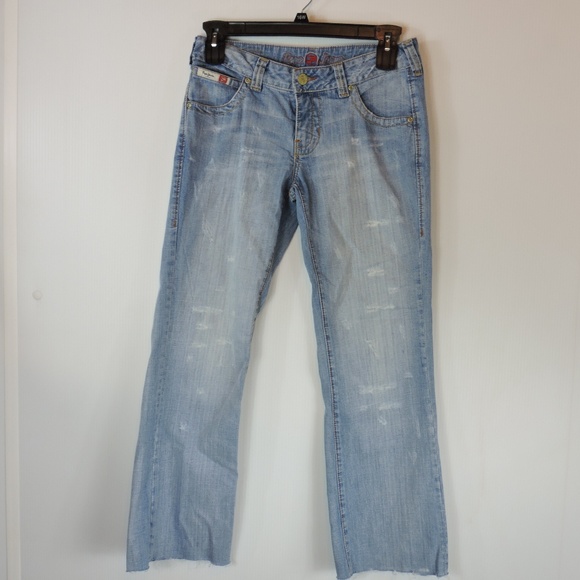 PEPE JEANS LONDON 73 Light Wash Distressed - Picture 1 of 8